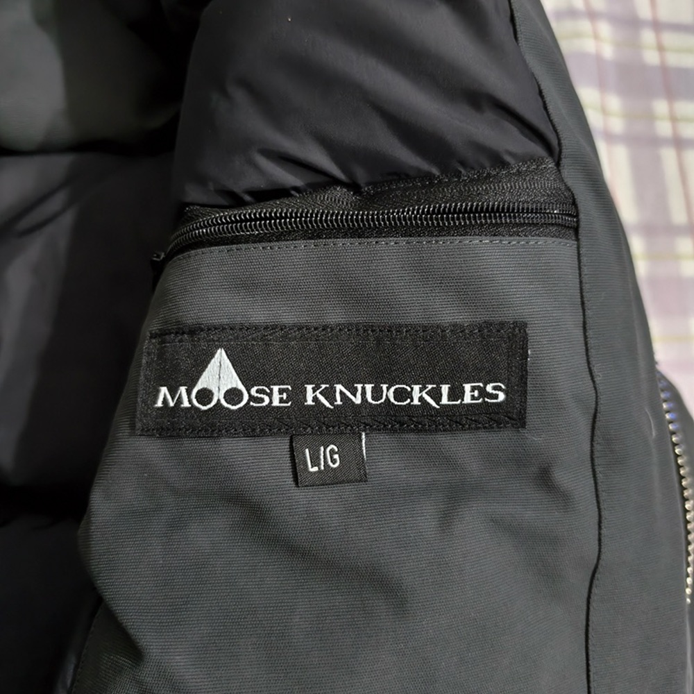 Moncler Black Hooded Down Jacket - Picture 13 of 14